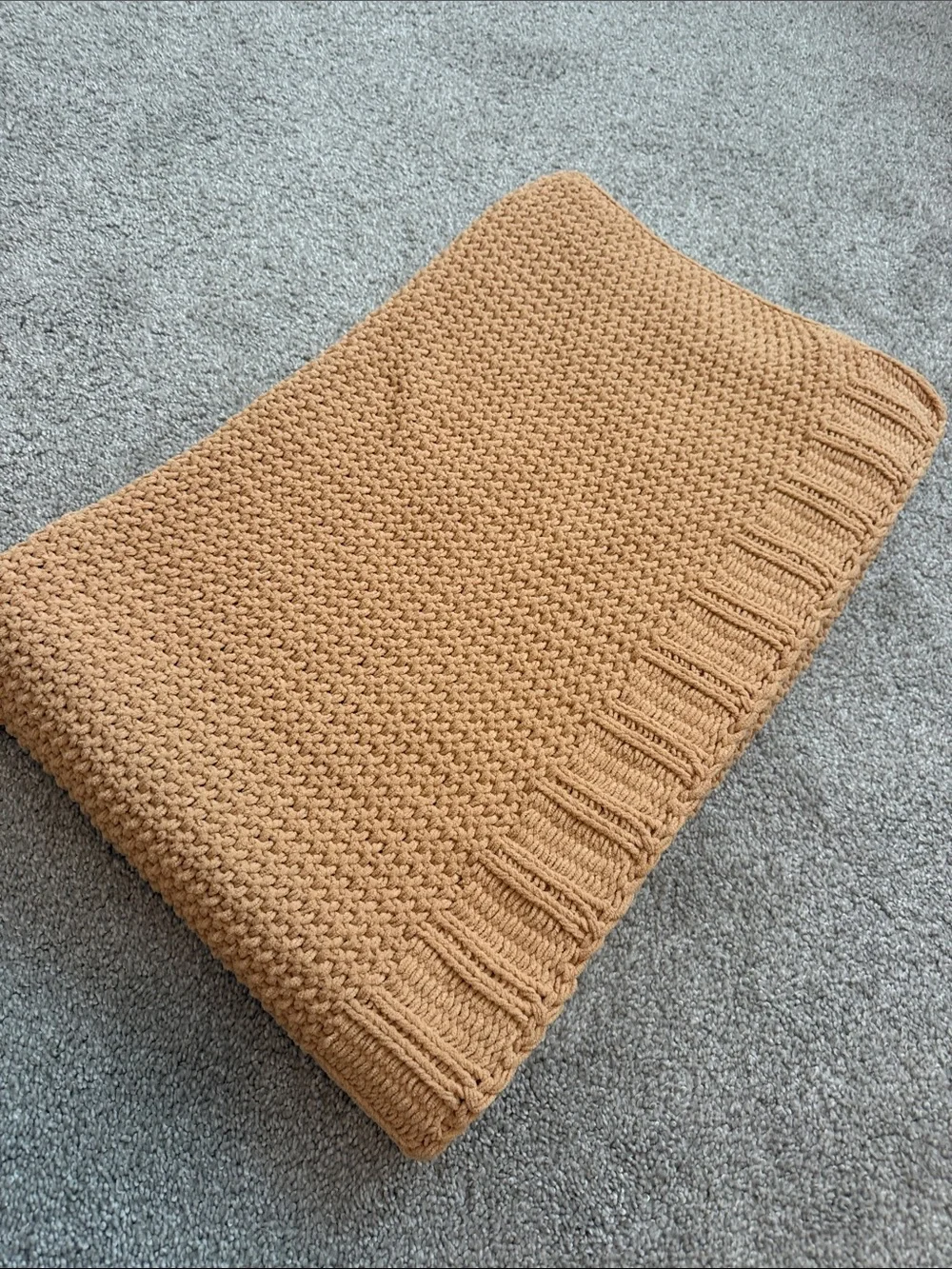 Threshold Camel Throw Blanket
